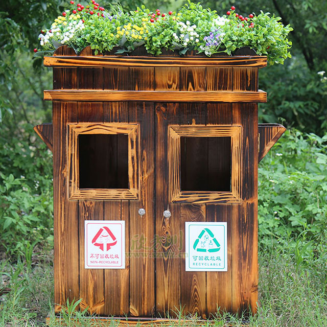 自發捐公園戶外垃圾桶體現全民環保意識提升