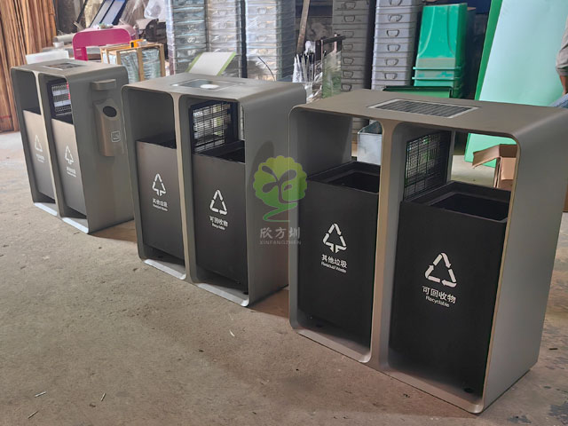 太陽能滅蚊燈垃圾桶助力廣東梅州打造智慧城市