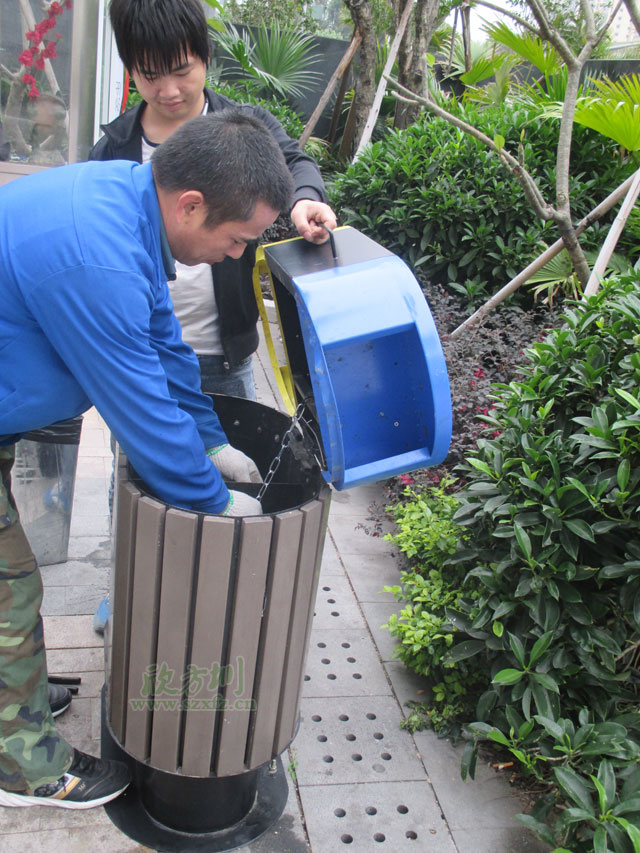 深圳房地產用什么垃圾桶?